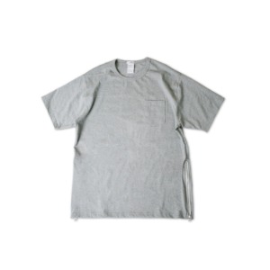 <B>SWELLMOB</B><br>Side zip pocket t-shirts<br>-grey-
